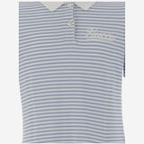 ABITO IN PIQUET DI COTONE CON MOTIVO A RIGHE 808699 XJGXY9716 GUCCI KIDS 