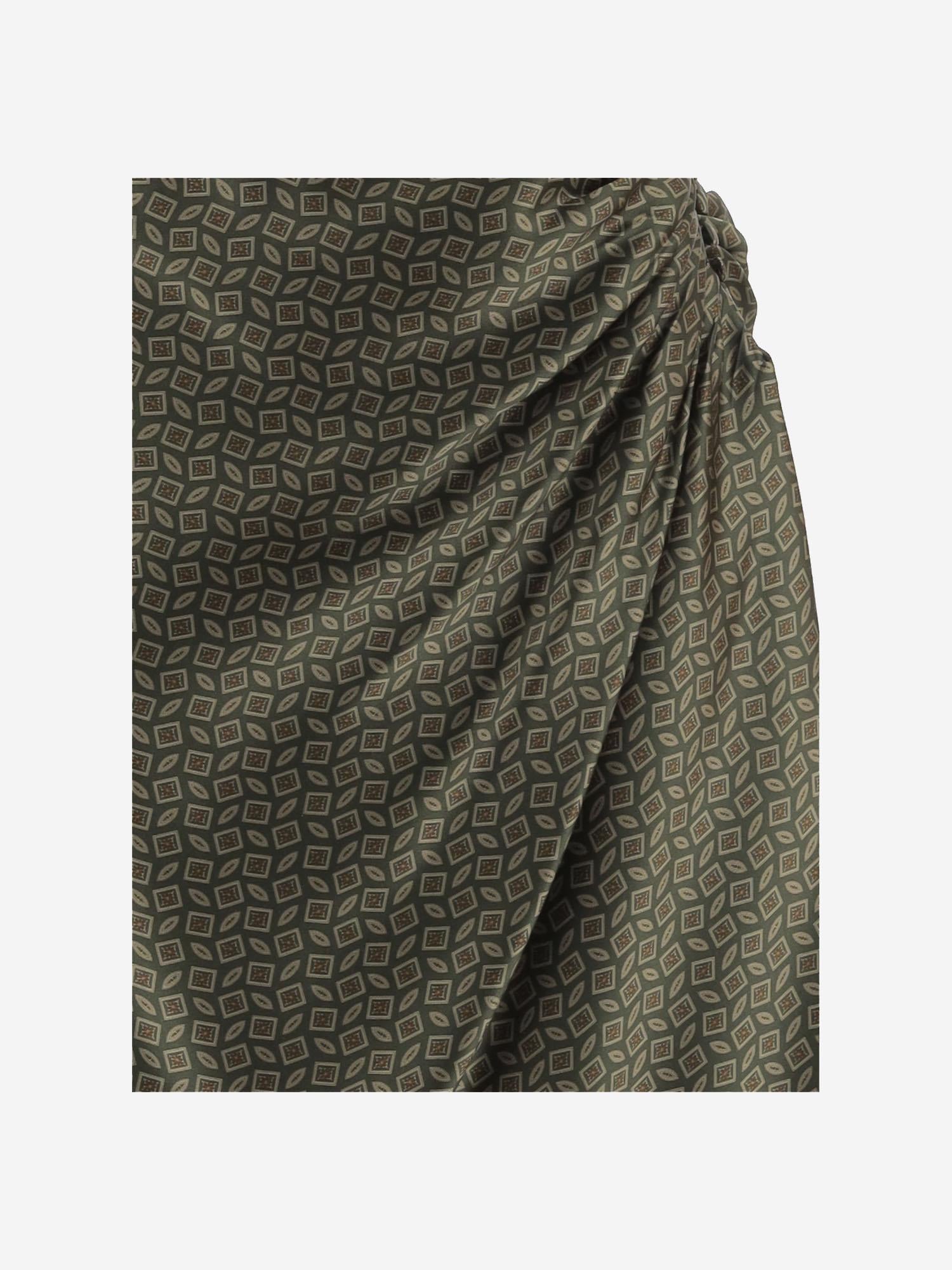 Gonna lunga in seta 010855 2110606 DRIES VAN NOTEN 
