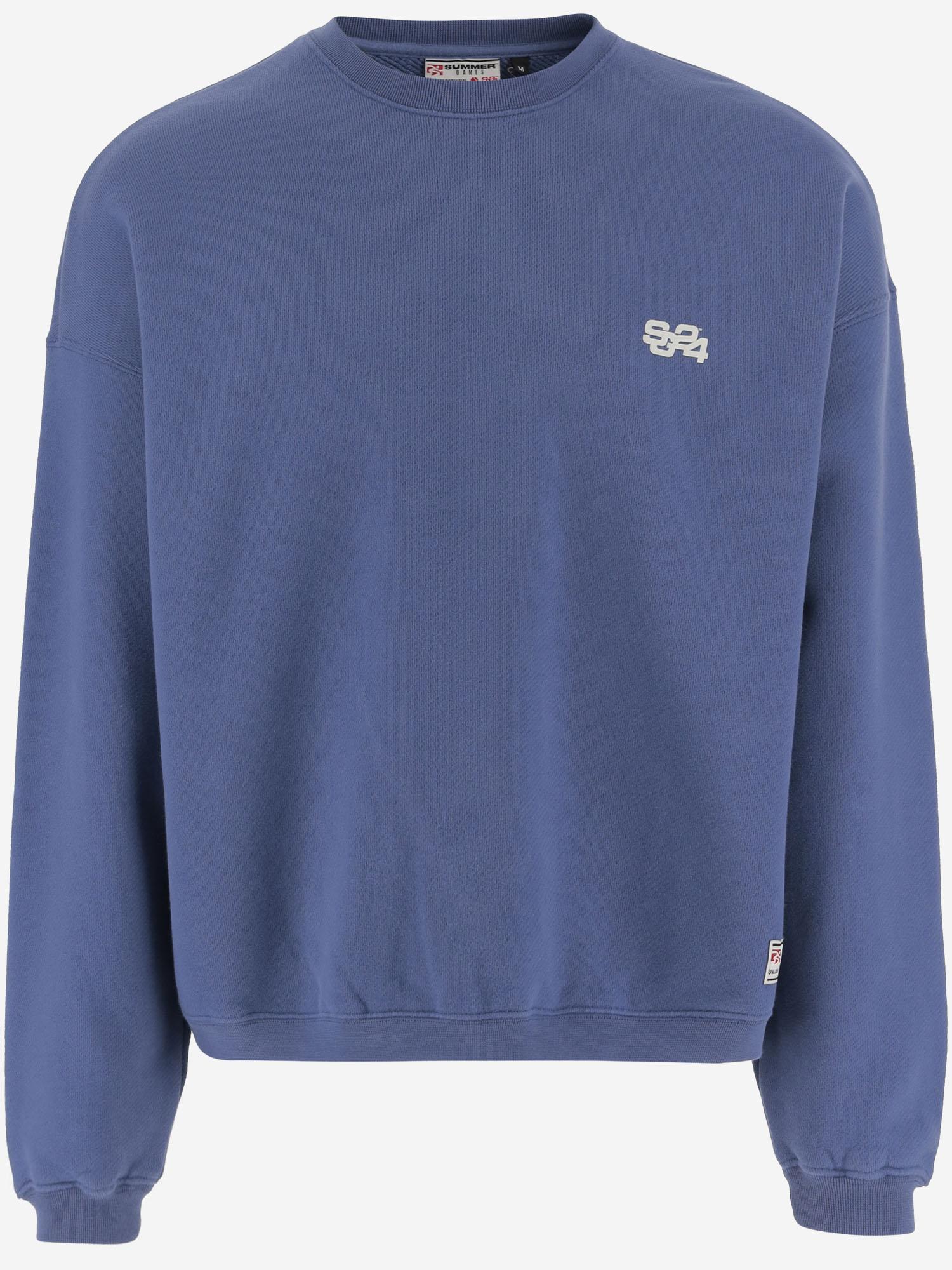 FELPA IN COTONE CON LOGO SG2520101 TRUENAVY SUMMER GAMES 