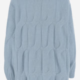 MAGLIONE TRECCIA IN CASHMERE E SETA 25577002 11 ALLUDE 