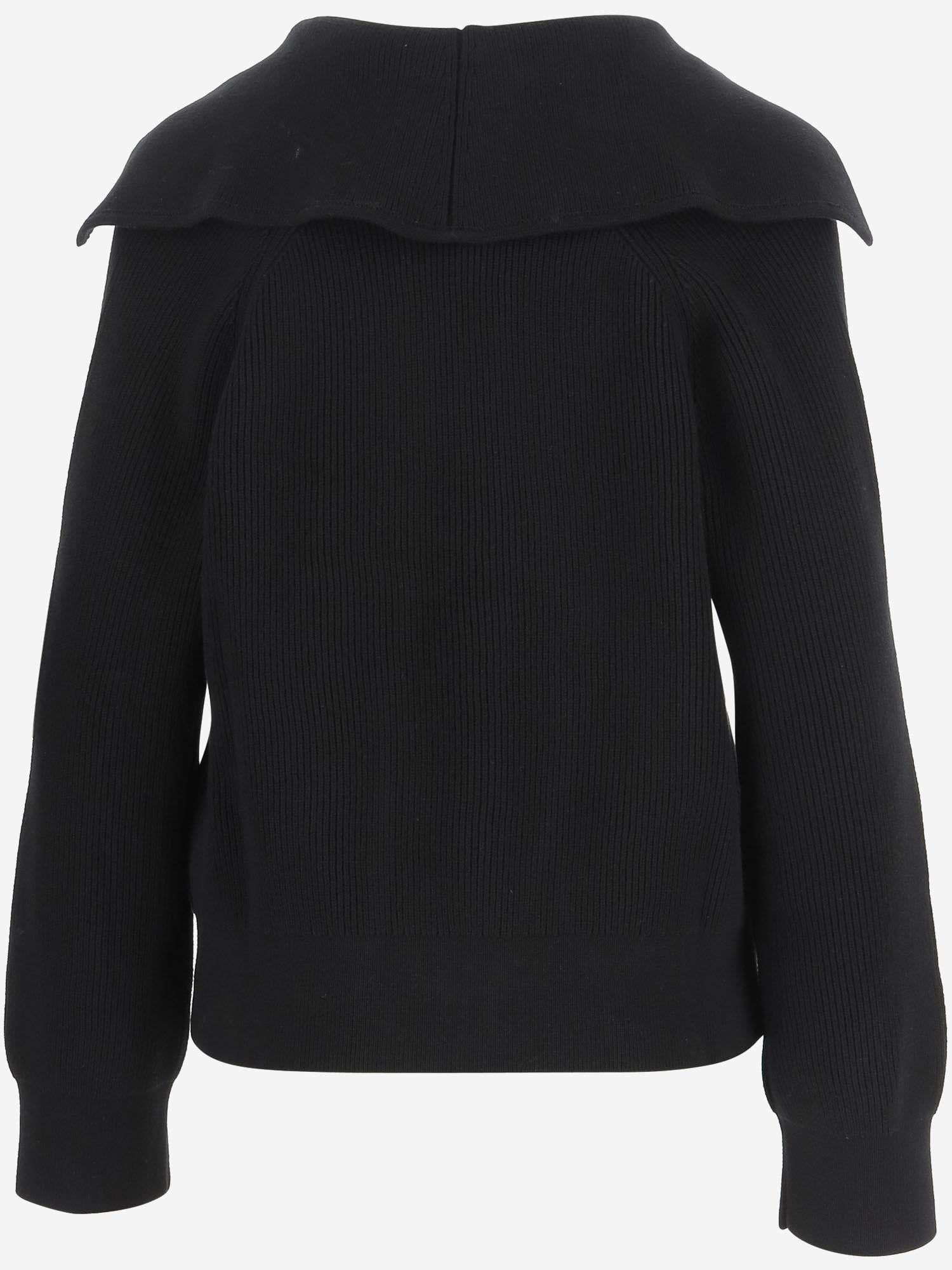 MAGLIONE IN MISTO COTONE STRETCH 820109 V59X01000 BOTTEGA VENETA 