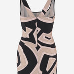 ABITO IN VISCOSA STRETCH CON STAMPA LABIRINTO 6HJG406H746 038 EMILIO PUCCI 