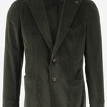 GIACCA MONOPETTO IN VELLUTO DI COTONE STRETCH 1SMC22K 300009V1182 TAGLIATORE 