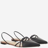 DÉCOLLETÉ PIATTA IN PELLE R1P986 N200300 FRANCESCO RUSSO 