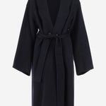 CAPPOTTO WRAP IN LANA E CASHMERE 6252K21002 MIDNIGHT CARVEN 