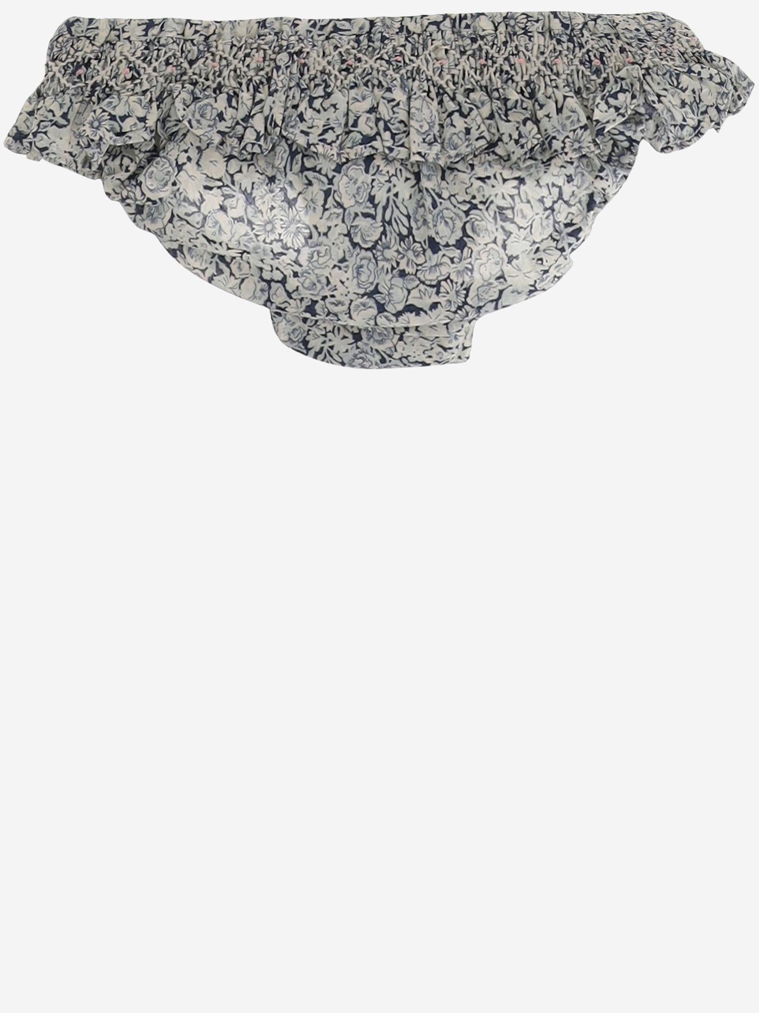 SLIP DA BAGNO IN COTONE CON MOTIVO FLOREALE S06XSSW00001 519A BONPOINT KIDS 