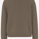 CARDIGAN IN CASHMERE D229WS BROWNMOULINE OLIVER LATTUGHI 