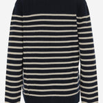 MAGLIONE CHEZ VALENTINO IN LANA CON MOTIVO A RIGHE 7V3KC34W B1WDYB VALENTINO 