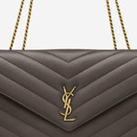 LOULOU LARGE IN PELLE DI AGNELLO TRAPUNTATA 803541 AAEAX1997 SAINT LAURENT 