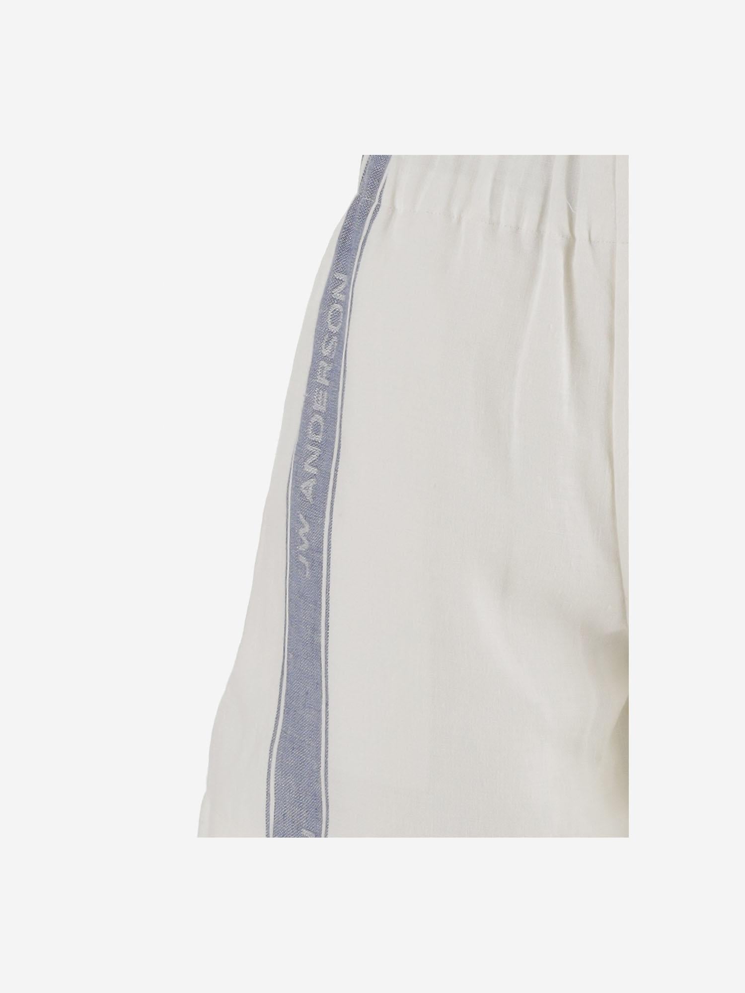 PANTALONI CORTI IN lino SR0136 PG1898614 JW ANDERSON 