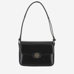 BORSA A SPALLA ROBINSON IN PELLE LUCIDA 143122 001 TORY BURCH 