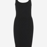 ABITO IN MAGLIA CON TEXTURE A V JACQUARD STRETCH 1011396 1A159781B000 VERSACE 