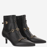 STIVALETTI GLORIA IN MISTO PELLE CON CINTURINI DECORATIVI SD0493 P003Z99 PINKO 