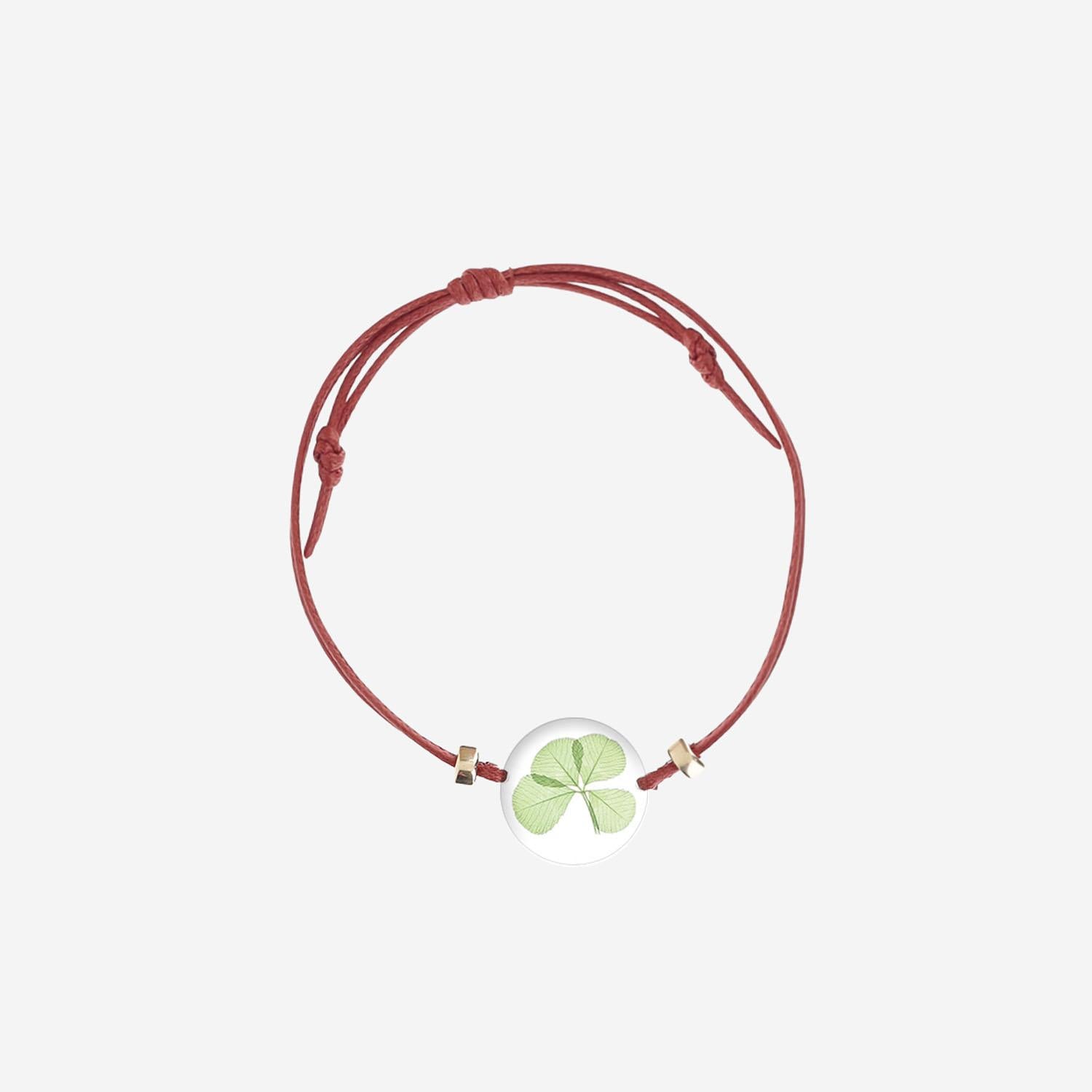 BRACCIALE TRIFOGLIO 143.3GF ROUGE CARRE DE TREFLES 