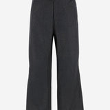 PANTALONI OVERSIZE IN LANA CON COULISSE WTR42 FAW020075 DARKPARK 