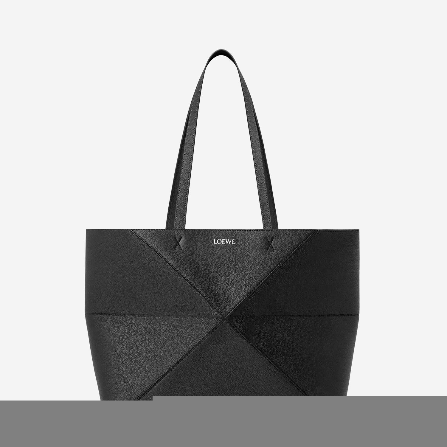 Borsa tote Puzzle Fold media in pelle A779PEWX04 1100 LOEWE 