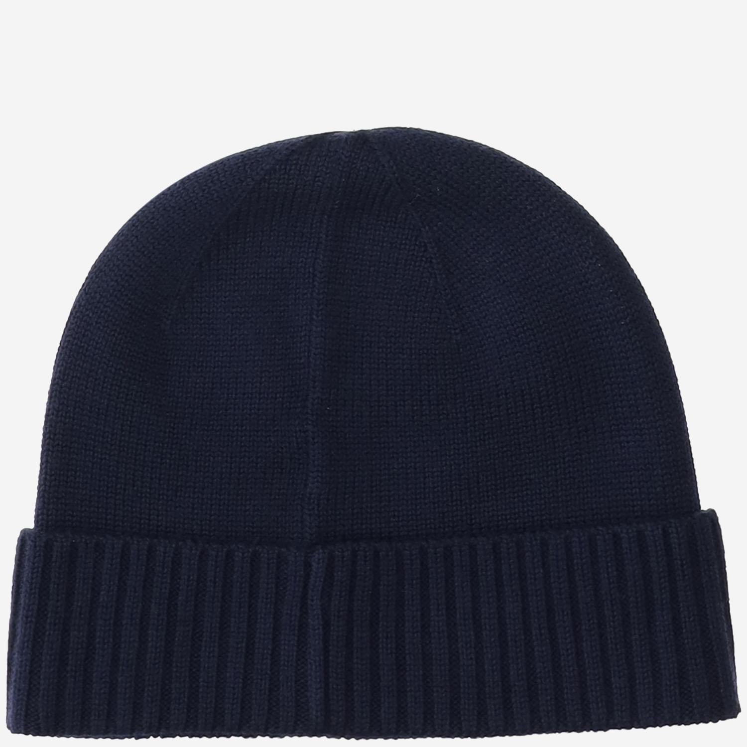 BEANIE IN LANA CON LOGO 710886137 002 POLO RALPH LAUREN 