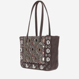 Borsa Shopping Mini Valentino Garavani Nellcôte Ricamata 7W2B0R89 TAARCB VALENTINO GARAVANI 