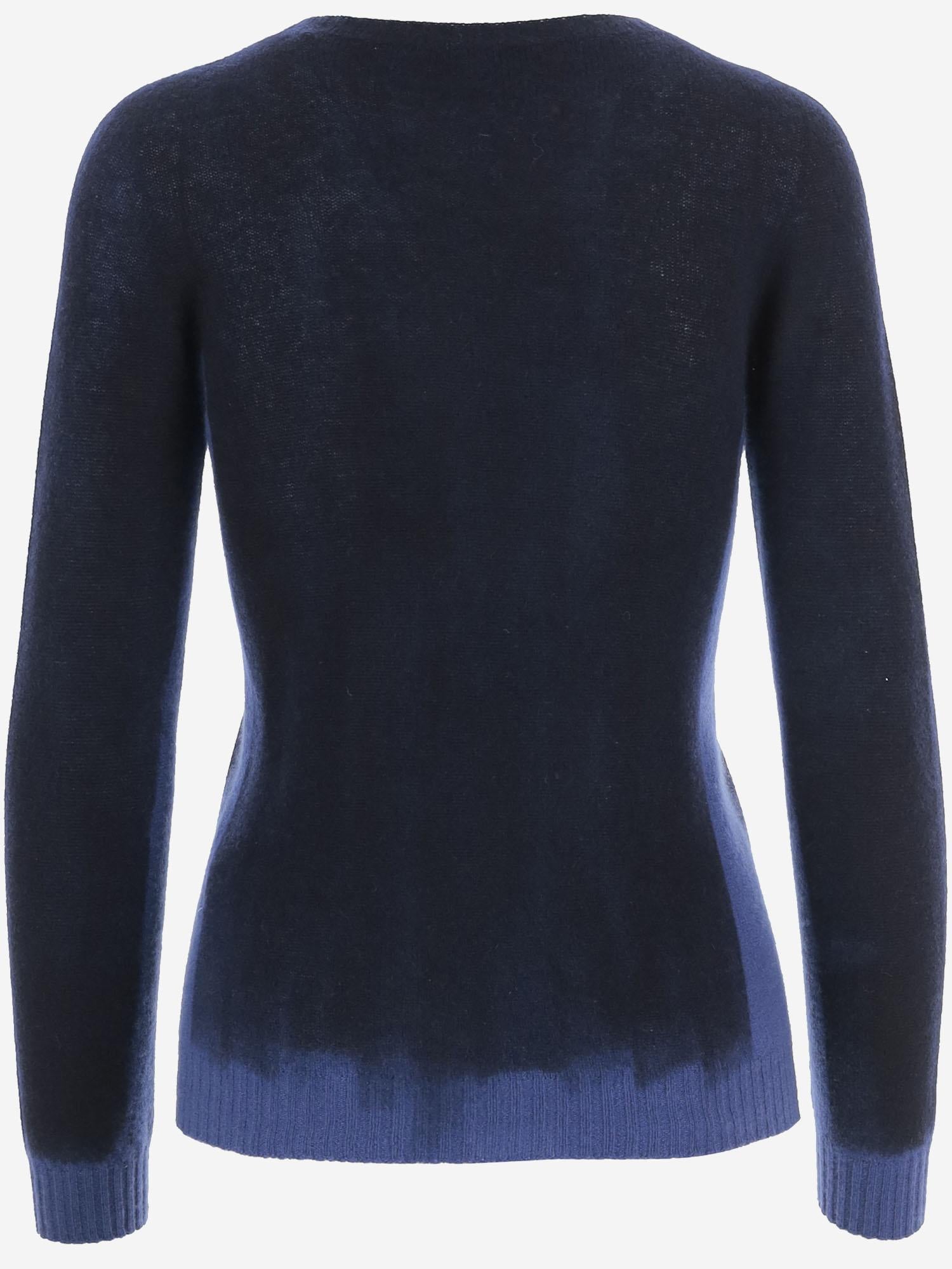 MAGLIA IN CASHMERE CON EFFETTO SFUMATO D300AE AURORA OLIVER LATTUGHI 