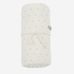 COPERTA BIKA CON MOTIVO A CUORI 25W053 ECRU 1+ IN THE FAMILY KIDS 