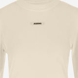 LE T-SHIRT GROS GRAIN MANCHES LONGUES TSW00155AJ00124 130 JACQUEMUS 