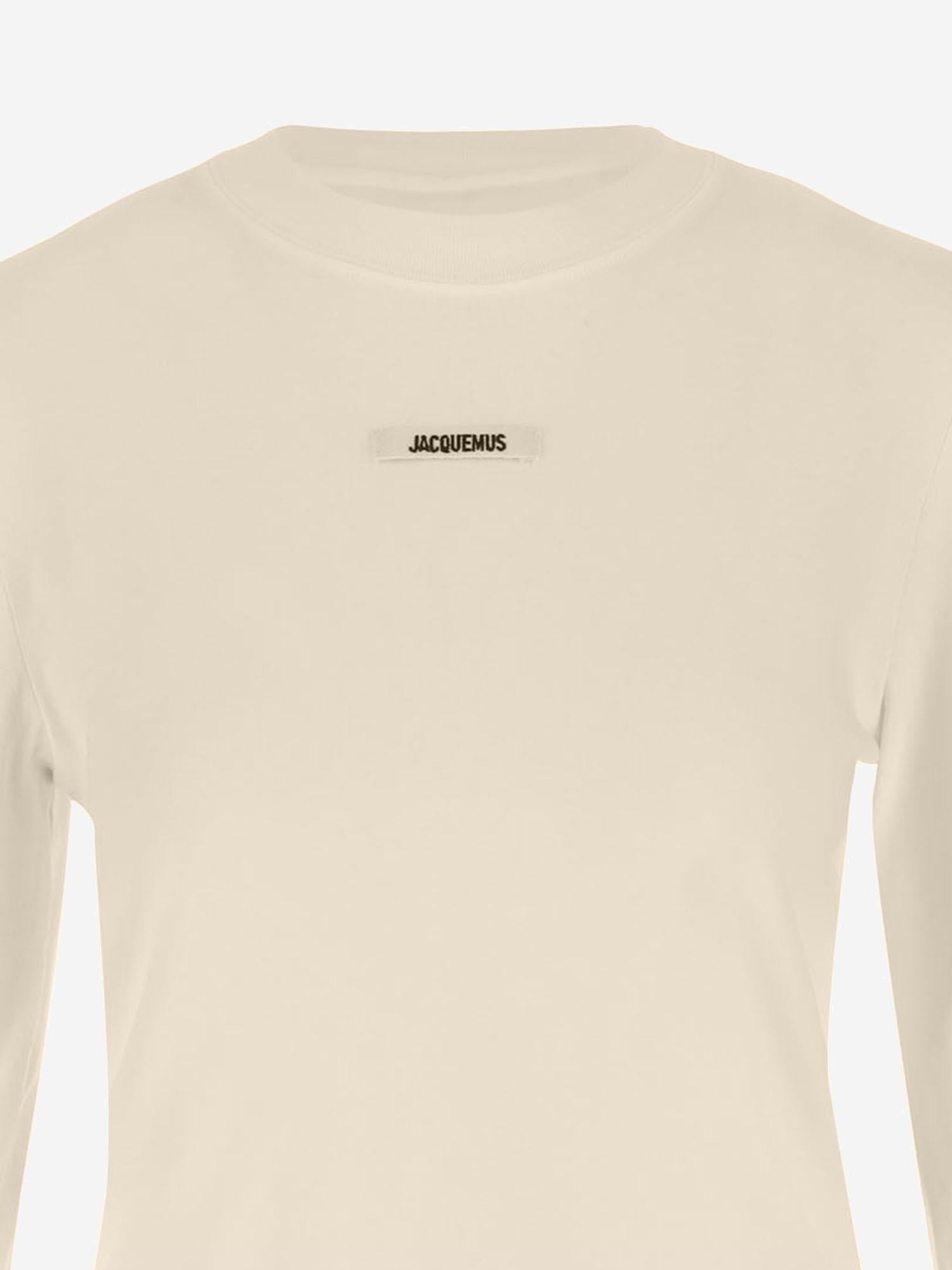 LE T-SHIRT GROS GRAIN MANCHES LONGUES TSW00155AJ00124 130 JACQUEMUS 