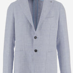 GIACCA MONOPETTO IN MISTO LINO 1SMC22K 520142EI827 TAGLIATORE 