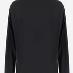 MAGLIA ANAPOLIS IN SETA E COTONE 10452K704 BLK THE ROW 