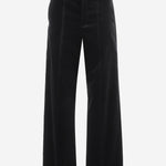 PANTALONI IN VELLUTO DI COTONE 7V0RBO00 B480NO VALENTINO 