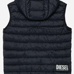 GILET IMBOTTITO CON LOGO J02696 KXBT0K900 DIESEL KIDS 