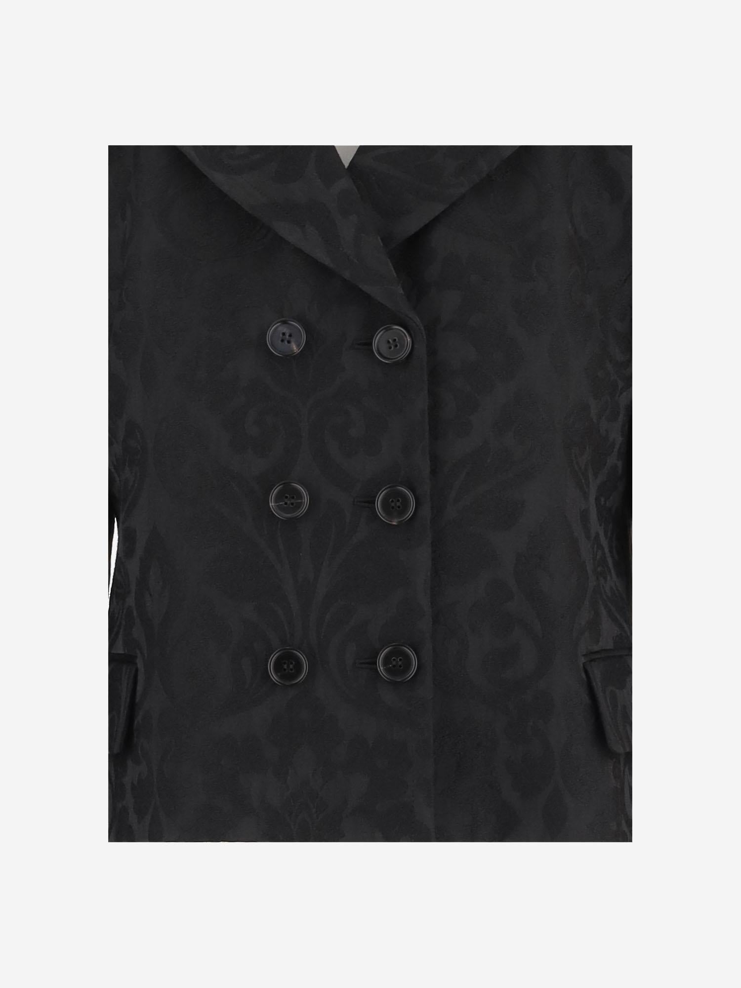 Giacca doppiopetto in misto lana CH25WVE70308 001 CHLOE 