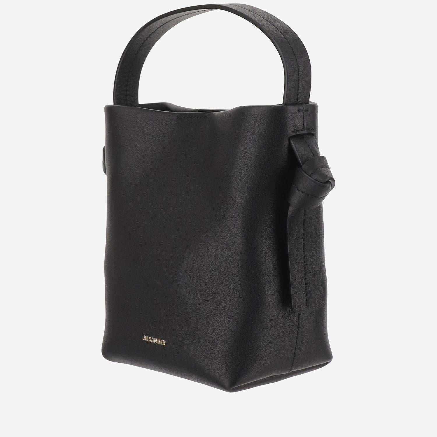 BORSA MINI KNOT HOBO IN PELLE J07ZI0001 P6581001 JIL SANDER 