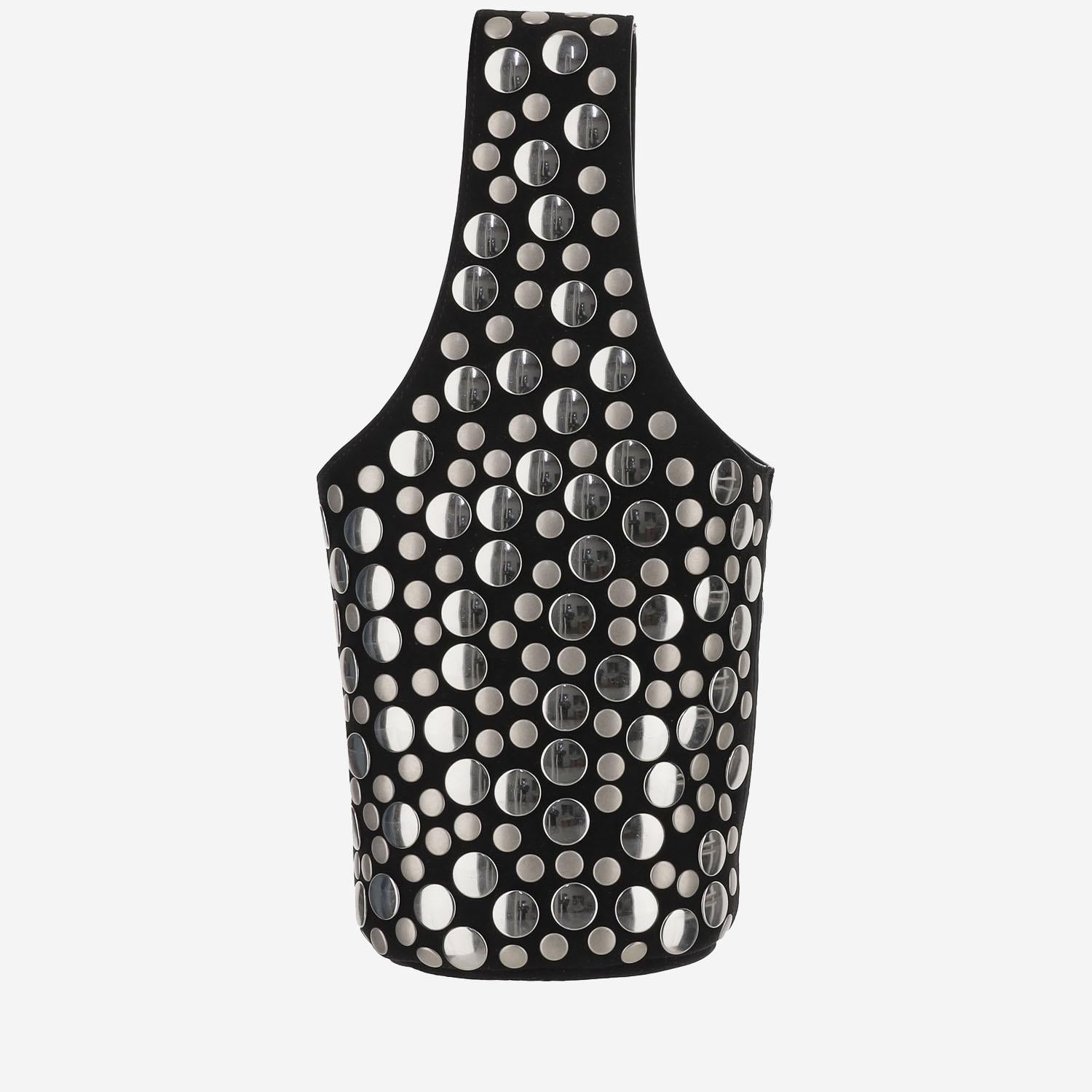 BORSA LIVIA IN PELLE SCAMOSCIATA CON BORCHIE H2031849 200 KHAITE 
