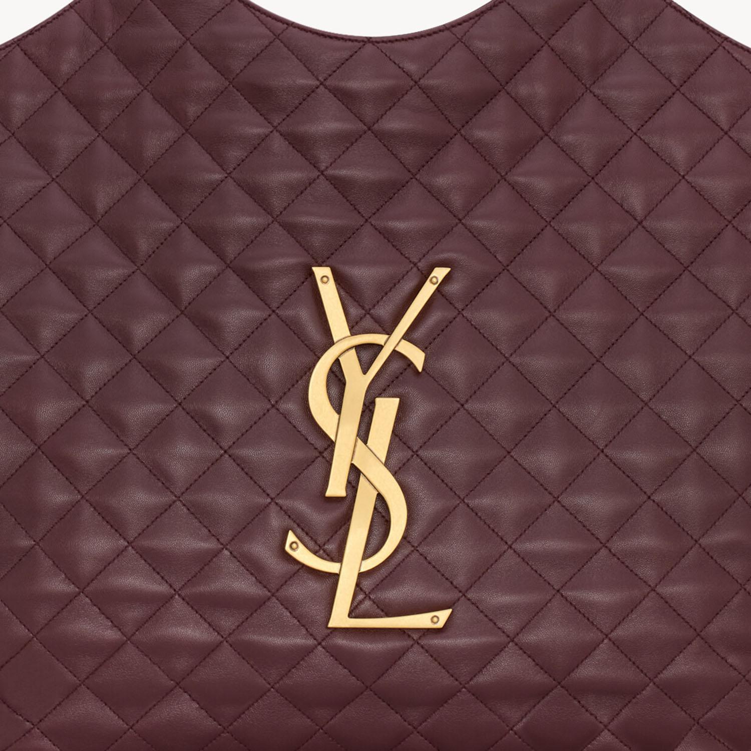 BORSA ICARE IN NAPPA TRAPUNTATA 698651 AAANG6195 SAINT LAURENT 