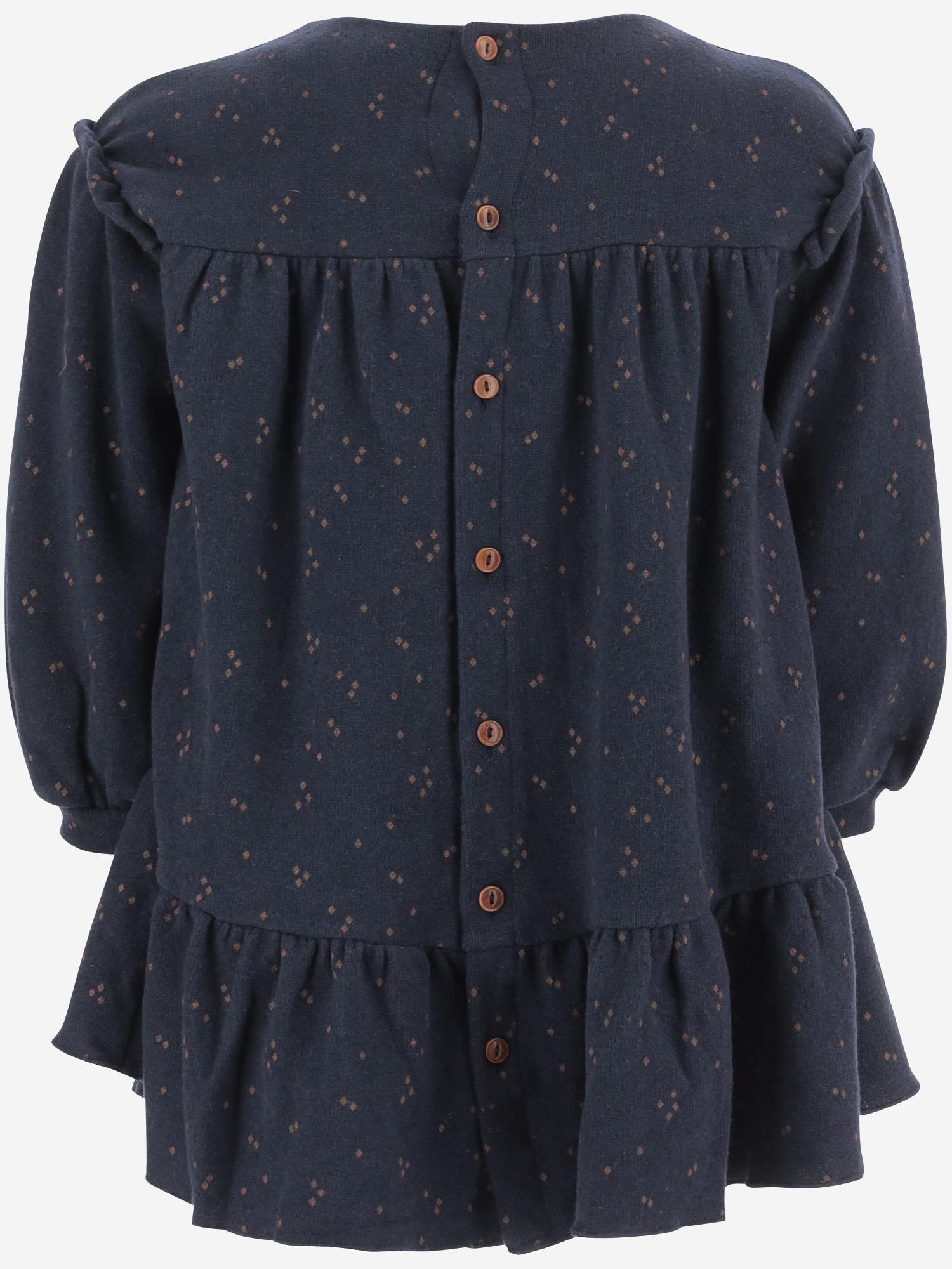 Abito con fantasia puntinata 25W171 DARKBLUE 1+ IN THE FAMILY KIDS 