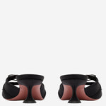 SLIPPER ELEONORA IN SETA ELEONORASLIPPER 45BLACK AMINA MUADDI 