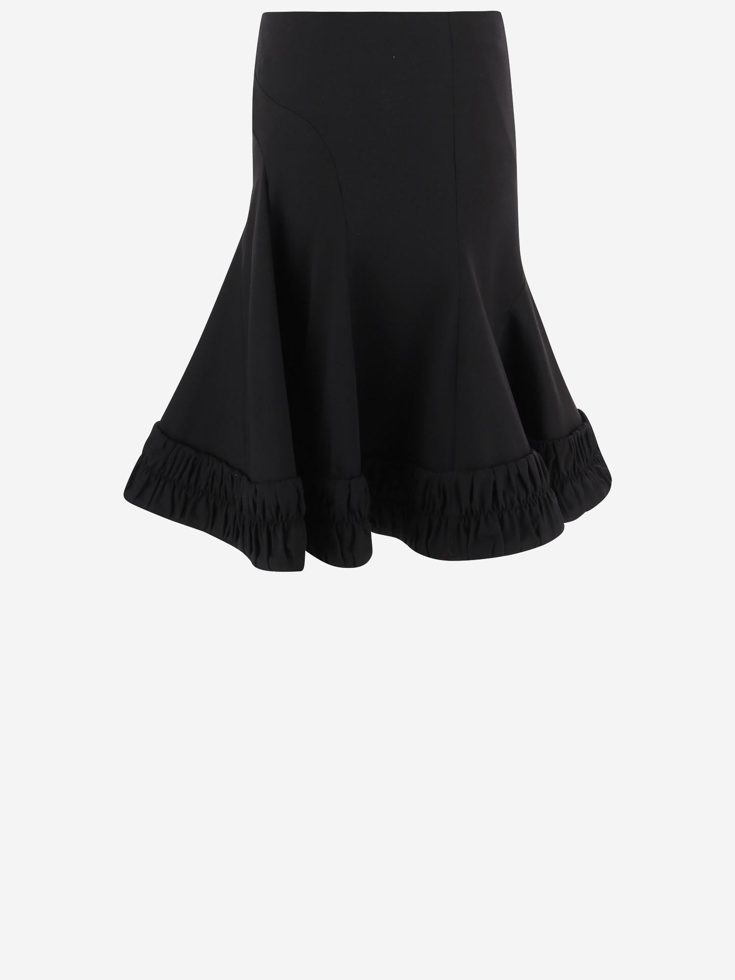 GONNA IN LANA CON ORLO ARRICCIATO 010822 3122900 DRIES VAN NOTEN 