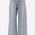 PANTALONI A PALAZZO IN DENIM DI COTONE GWP02079P0018 50134 GOLDEN GOOSE 