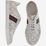 SNEAKERS IN PELLE CON  LOGO 865050 AAGGP9166 GUCCI 