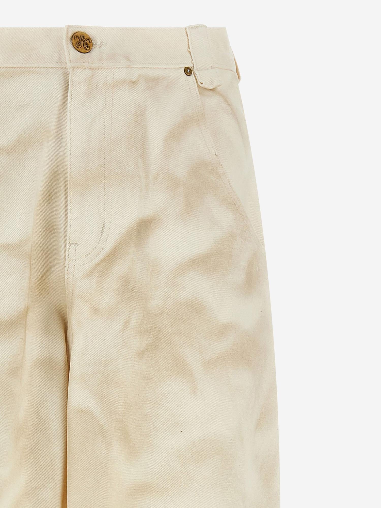 JEANS BAD BOY IN COTONE CON TEXTURE STROPICCIATA WCDNM0011 065 WILLY CHAVARRIA 