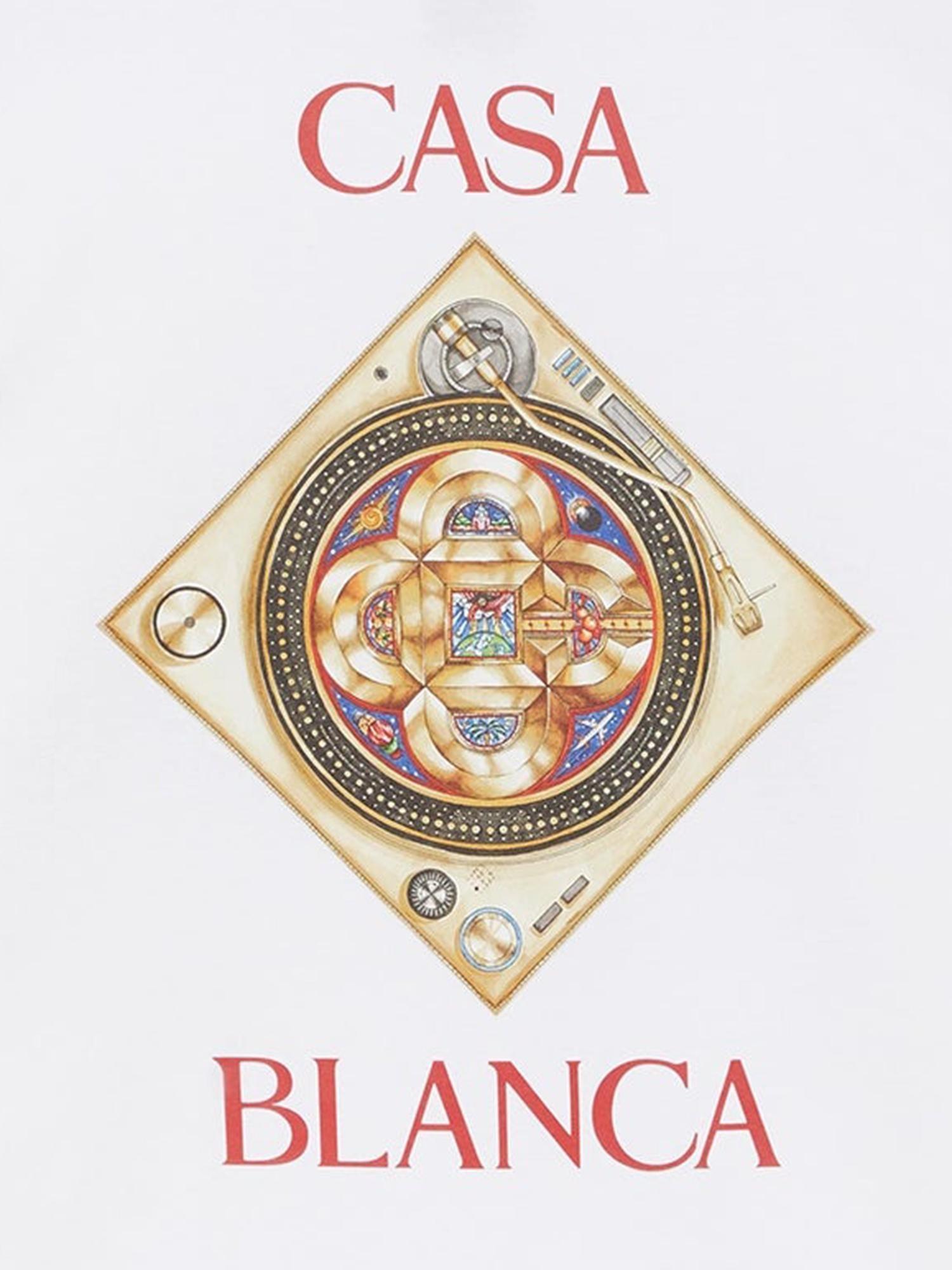 T-SHIRT IN COTONE CON STAMPA MSS26JTS001 02 CASABLANCA 