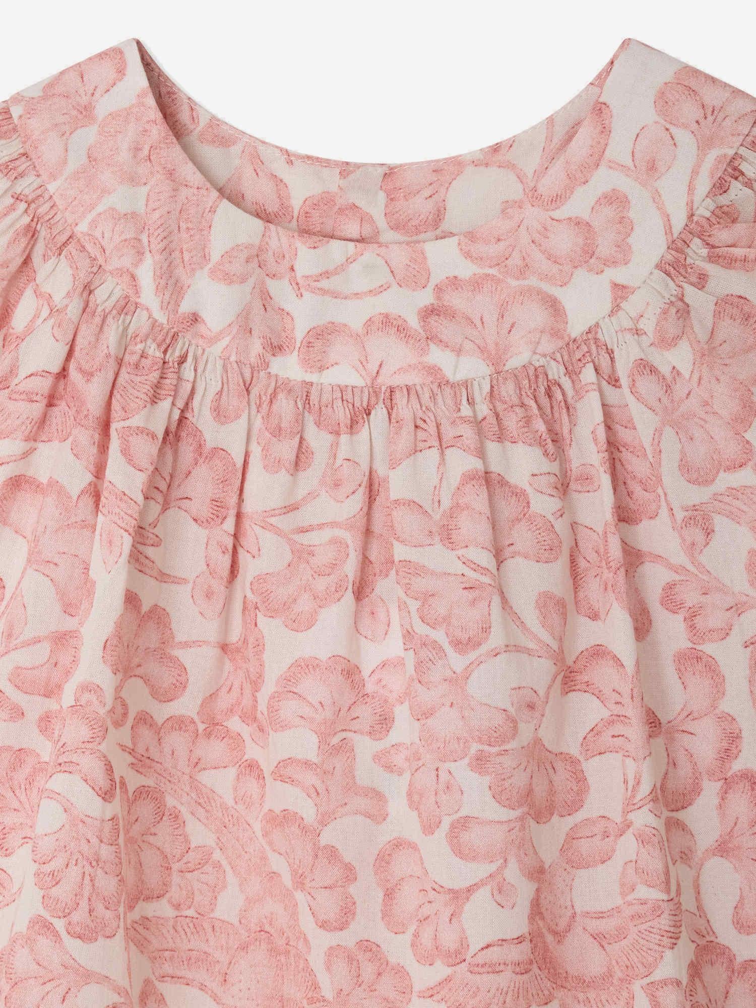 ABITO IN COTONE CON MOTIVO FLOREALE S06XBLW00015 524C BONPOINT KIDS 