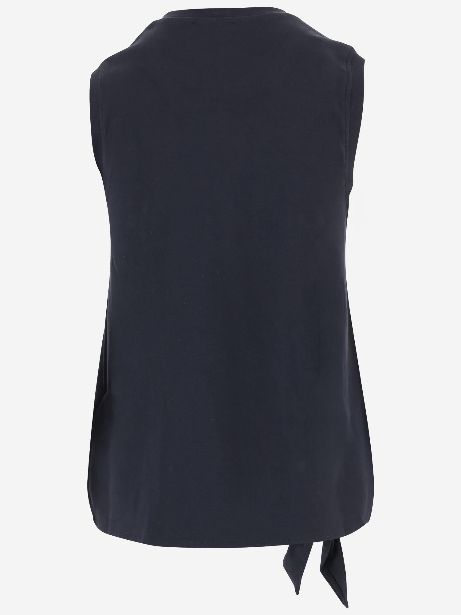 MAGLIA SMANICATA IN COTONE CON NODO LATERALE JO0284 PG1810888 JW ANDERSON 