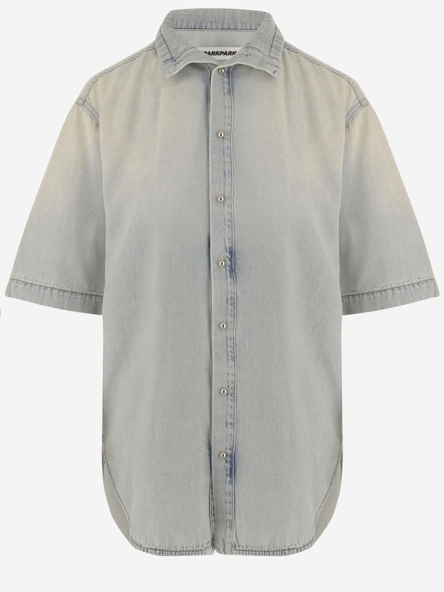 CAMICIA IN DENIM DI MISTO COTONE WSH37 TBL01W065W065 DARKPARK 