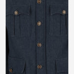 GIACCA IN DENIM DI COTONE 6V3DC04CAL8 558 VALENTINO 