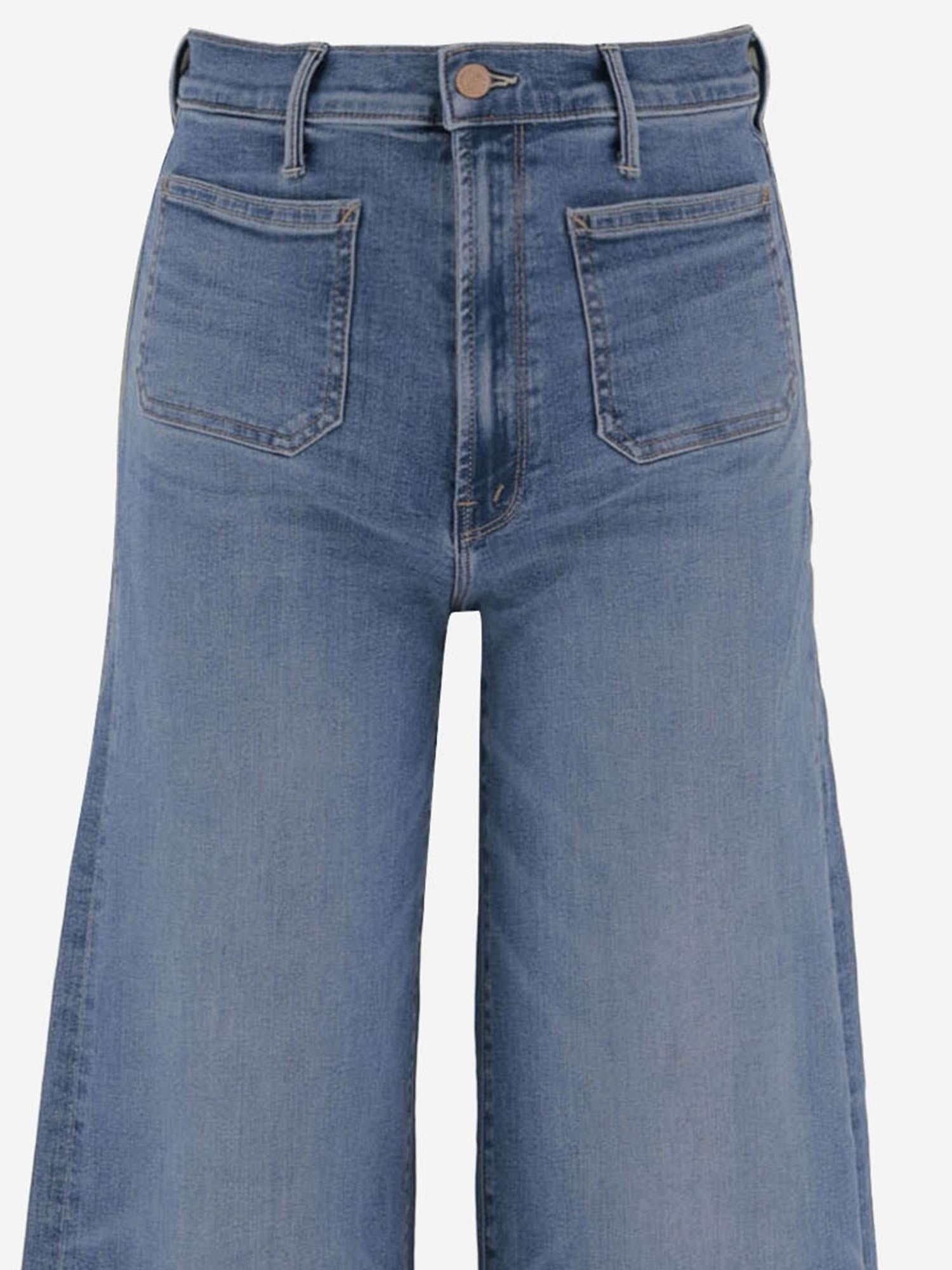 JEANS CON GAMBA AMPIA IN MISTO COTONE STRETCH 10765 2104RHL MOTHER 