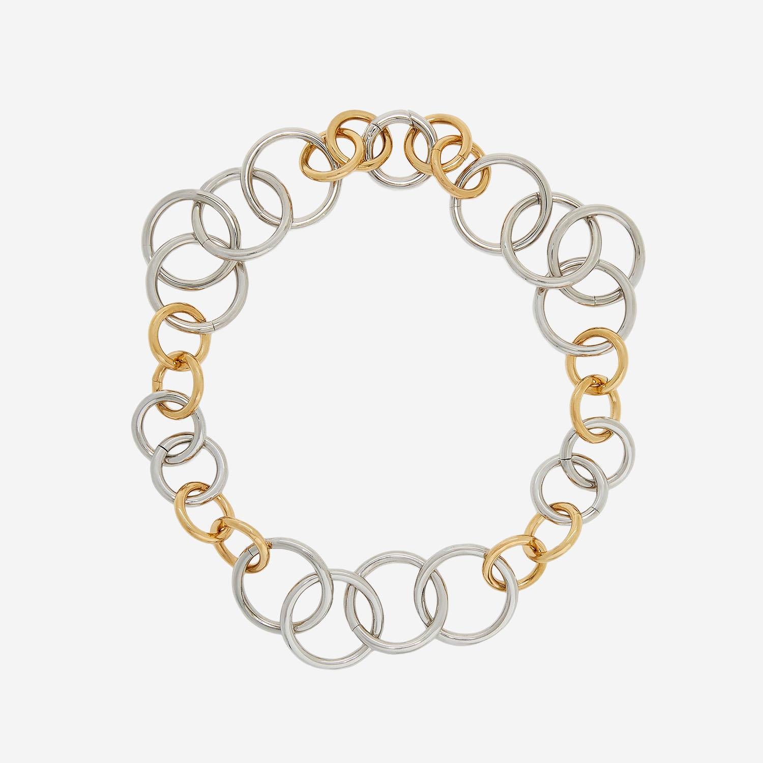 COLLANA A CATENA IN OTTONE J12UU0203 P6959044 JIL SANDER 