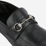 MOCASSINI IN PELLE CON MORSETTO 867507 AAGEH1000 GUCCI 