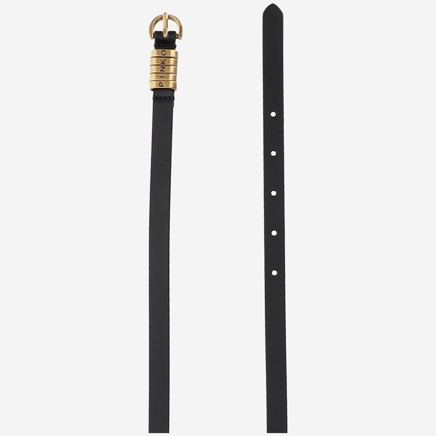 CINTURA IN PELLE CON LOGO 105479 A1ACZ99Q PINKO 