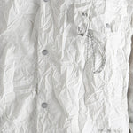 CAMICIA IN NYLON CON LAVORAZIONE INCRESPATA 5746183051 032 AND WANDER 